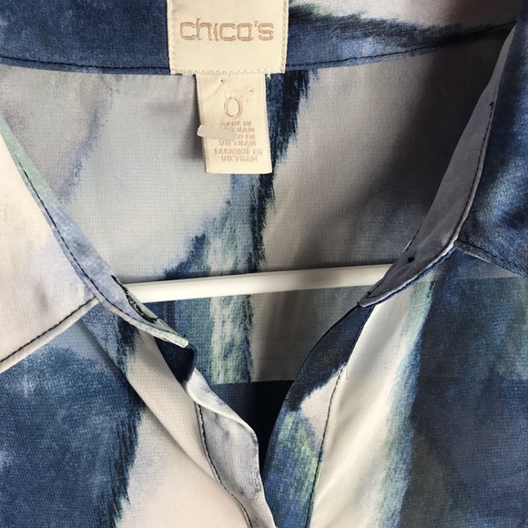 Chico’s long  button down - Picture 3 of 7